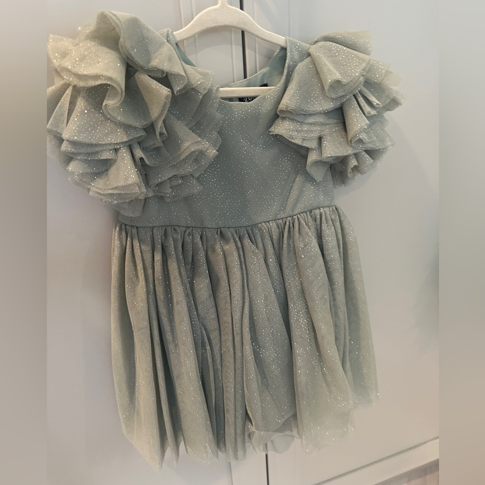 Zunie Sparkling Green Kids Dress